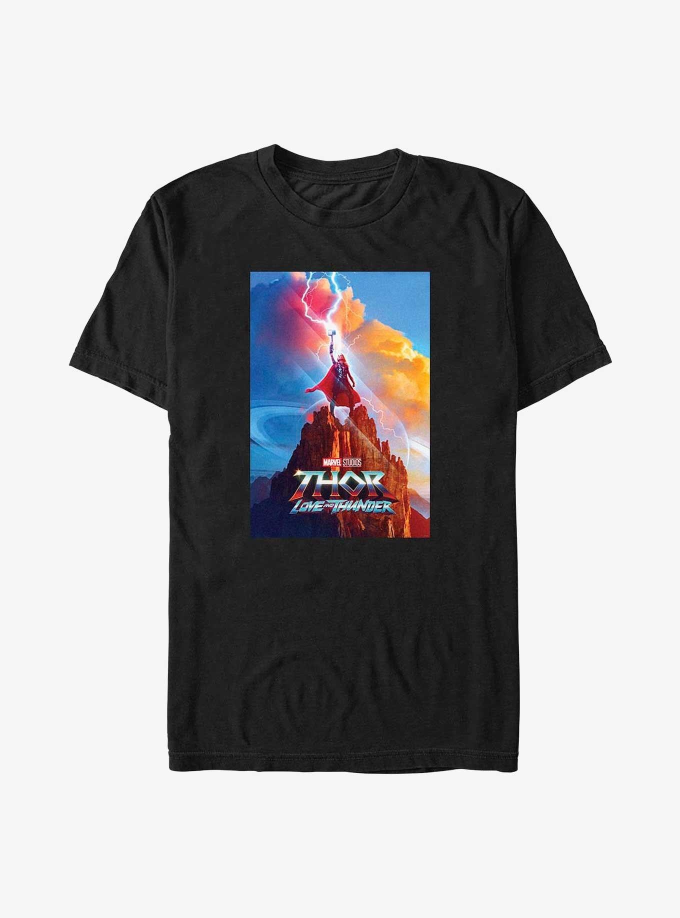 Superhero Love And Thunder Lady Poster Shirt T Shirt Minimal Style