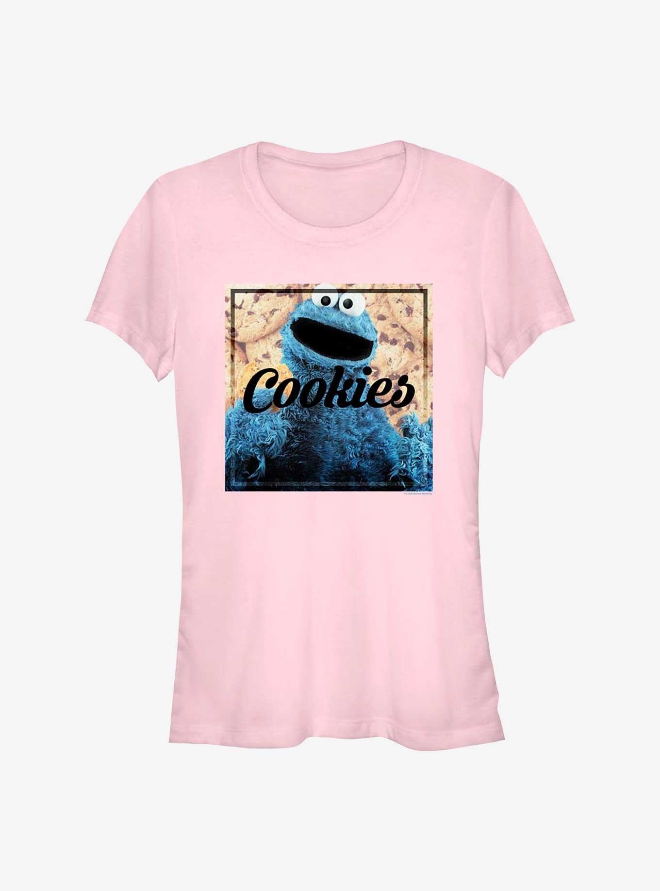 Sesame Street Cookie Monster Cookies Girls T-Shirt | Premium Unisex T-Shirt, Trending Graphic Tee