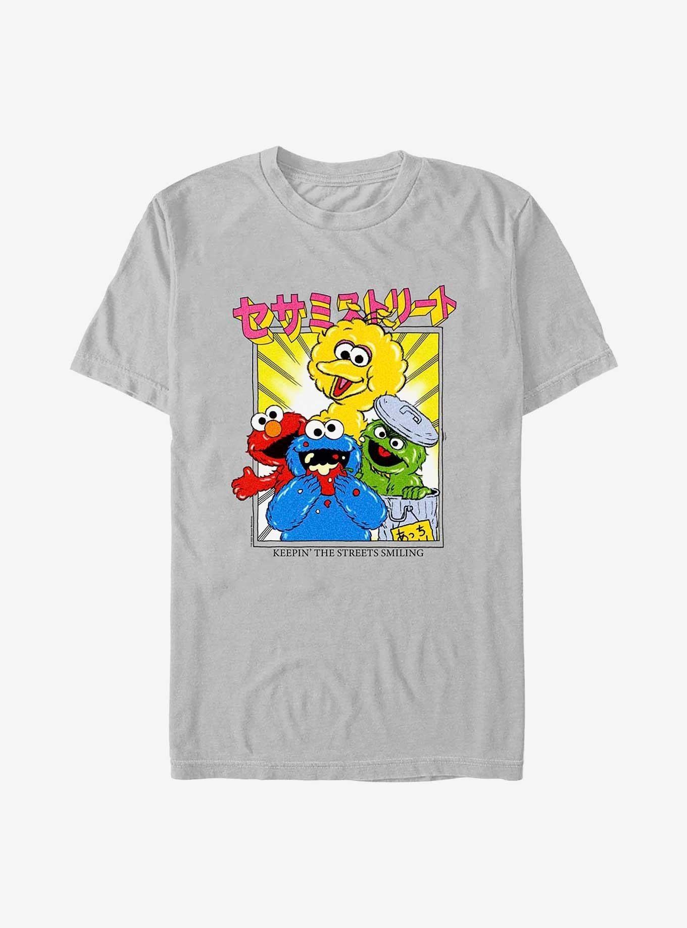 Sesame Street Anime Streets T-Shirt | Premium Unisex T-Shirt, Trending Graphic Tee