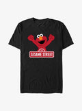 Sesame Street Elmo Sign T-Shirt | Premium Unisex T-Shirt, Trending Graphic Tee