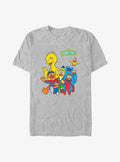 Sesame Street Happy Bunch T-Shirt | Premium Unisex T-Shirt, Trending Graphic Tee