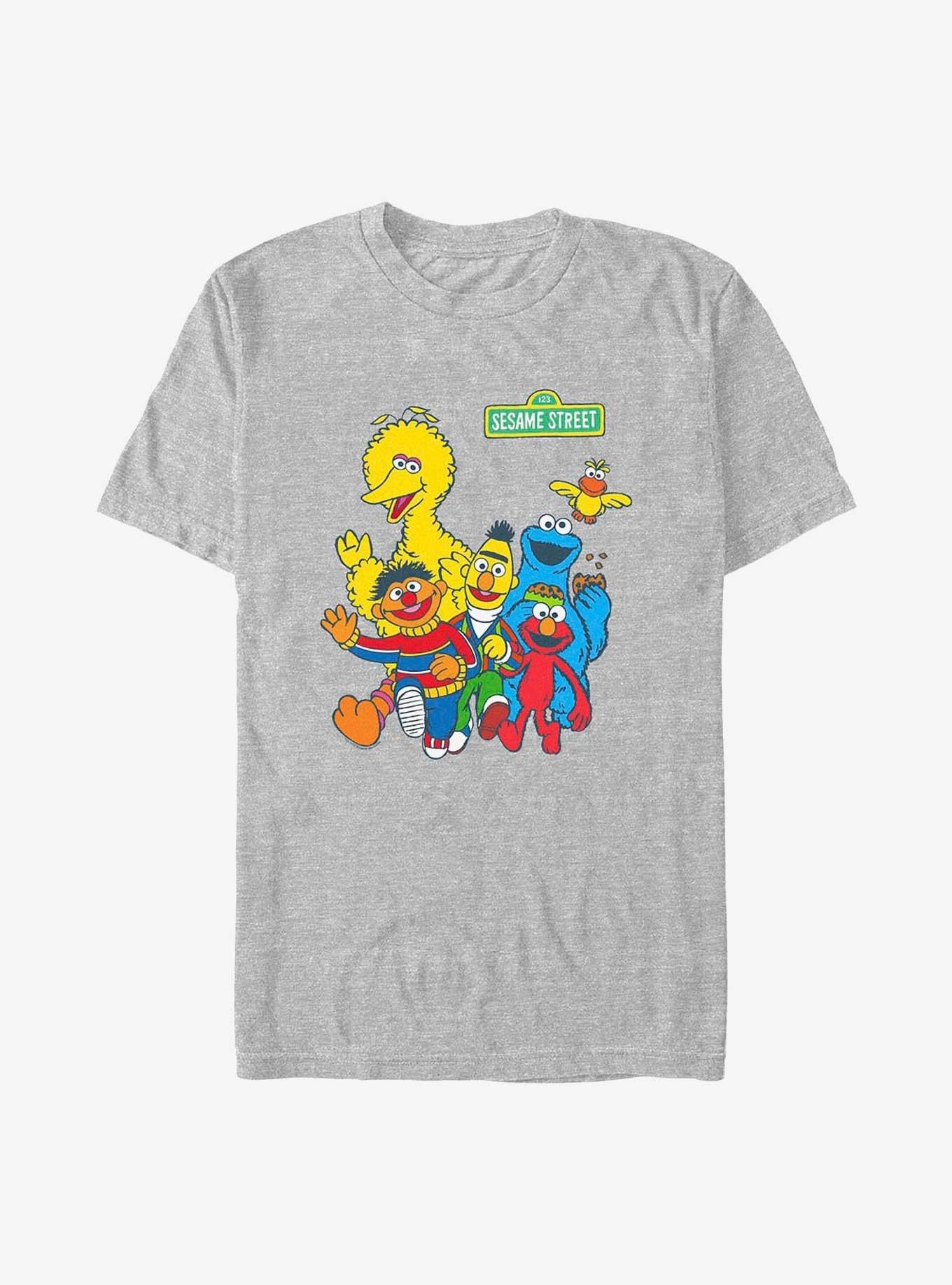 Sesame Street Happy Bunch T-Shirt | Premium Unisex T-Shirt, Trending Graphic Tee