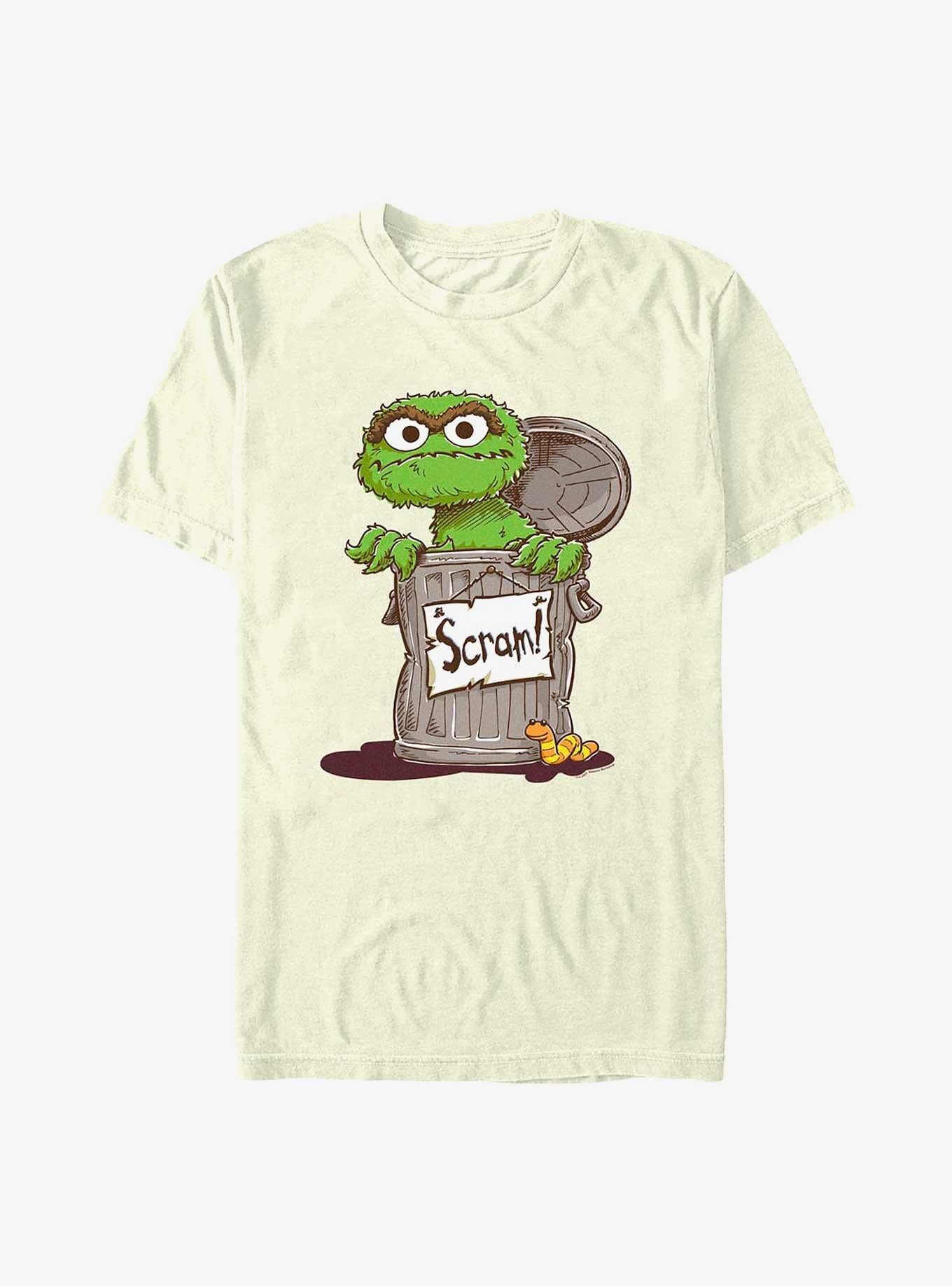 Sesame Street Oscar Scram T-Shirt | Premium Unisex T-Shirt, Trending Graphic Tee
