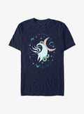 The Nightmare Before Christmas Zero Stars And Flowers T-Shirt | Graphic T-Shirt for Unisex