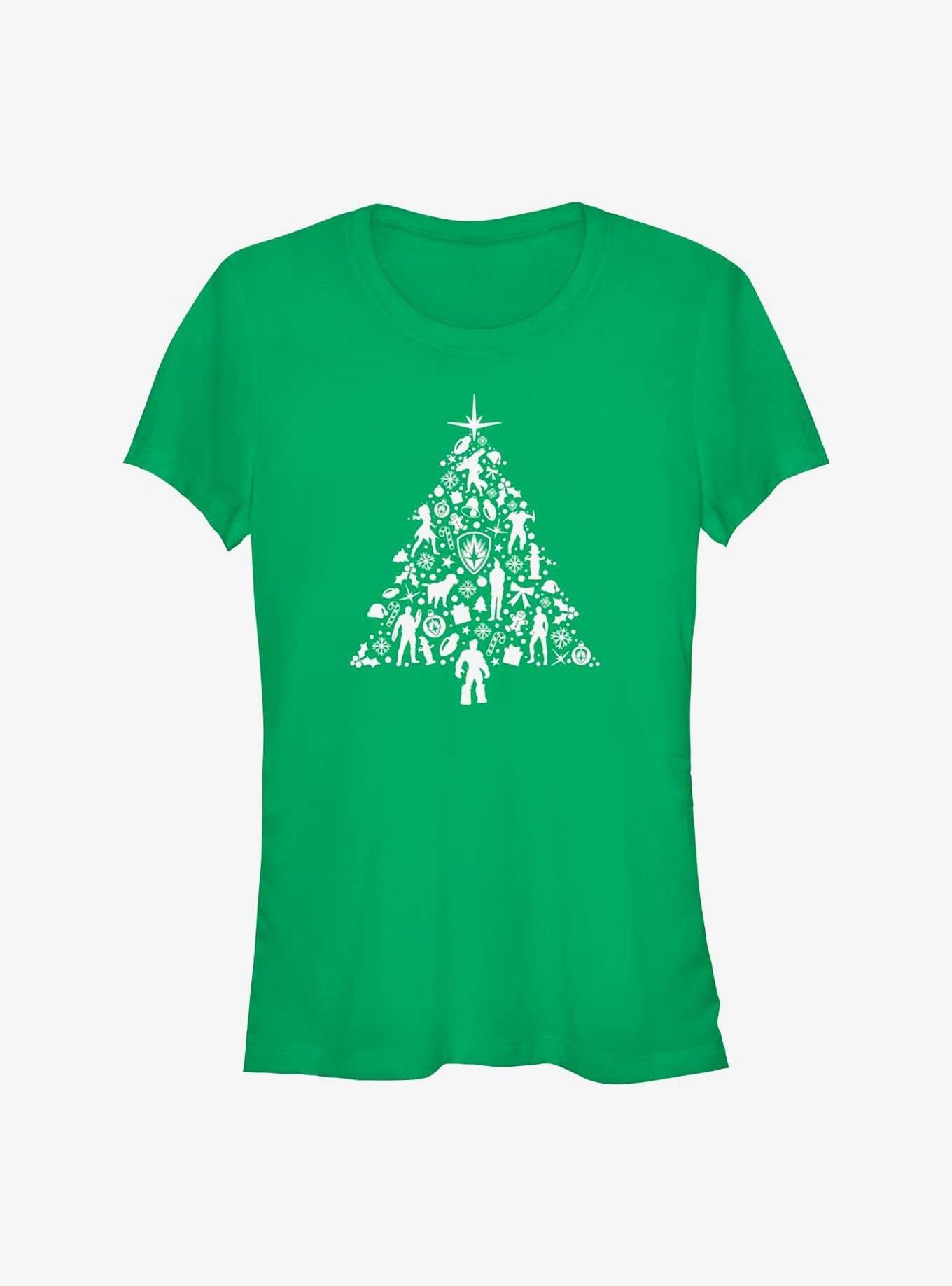 Marvel Guardians of the Galaxy Holiday Special Holiday Tree Girls T-Shirt | Premium Unisex T-Shirt, Trending Graphic Tee