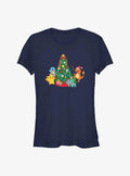 Pokemon Christmas Tree Girls T-Shirt | Premium Unisex T-Shirt, Trending Graphic Tee