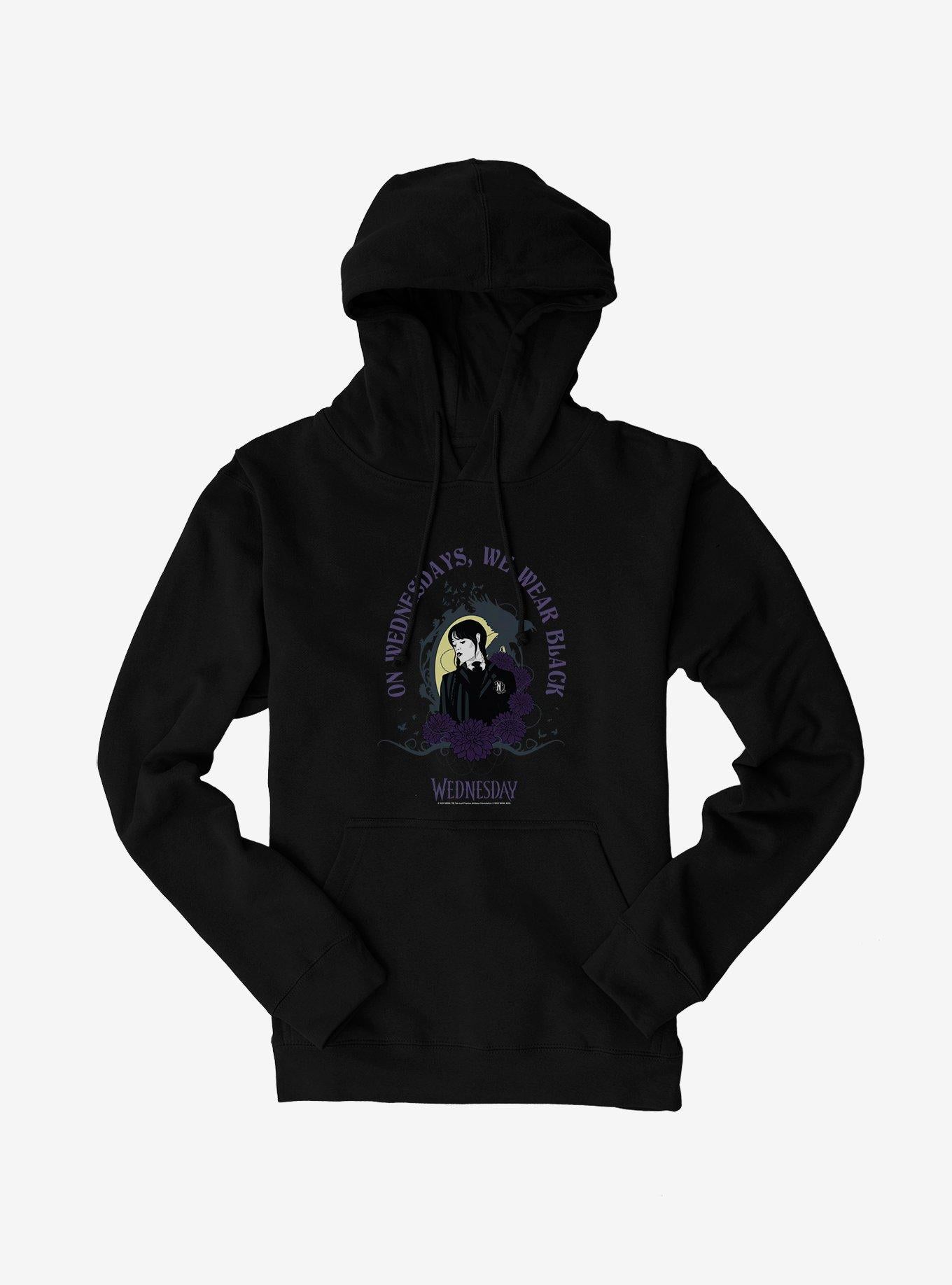 Wednesday We Wear Black Hoodie