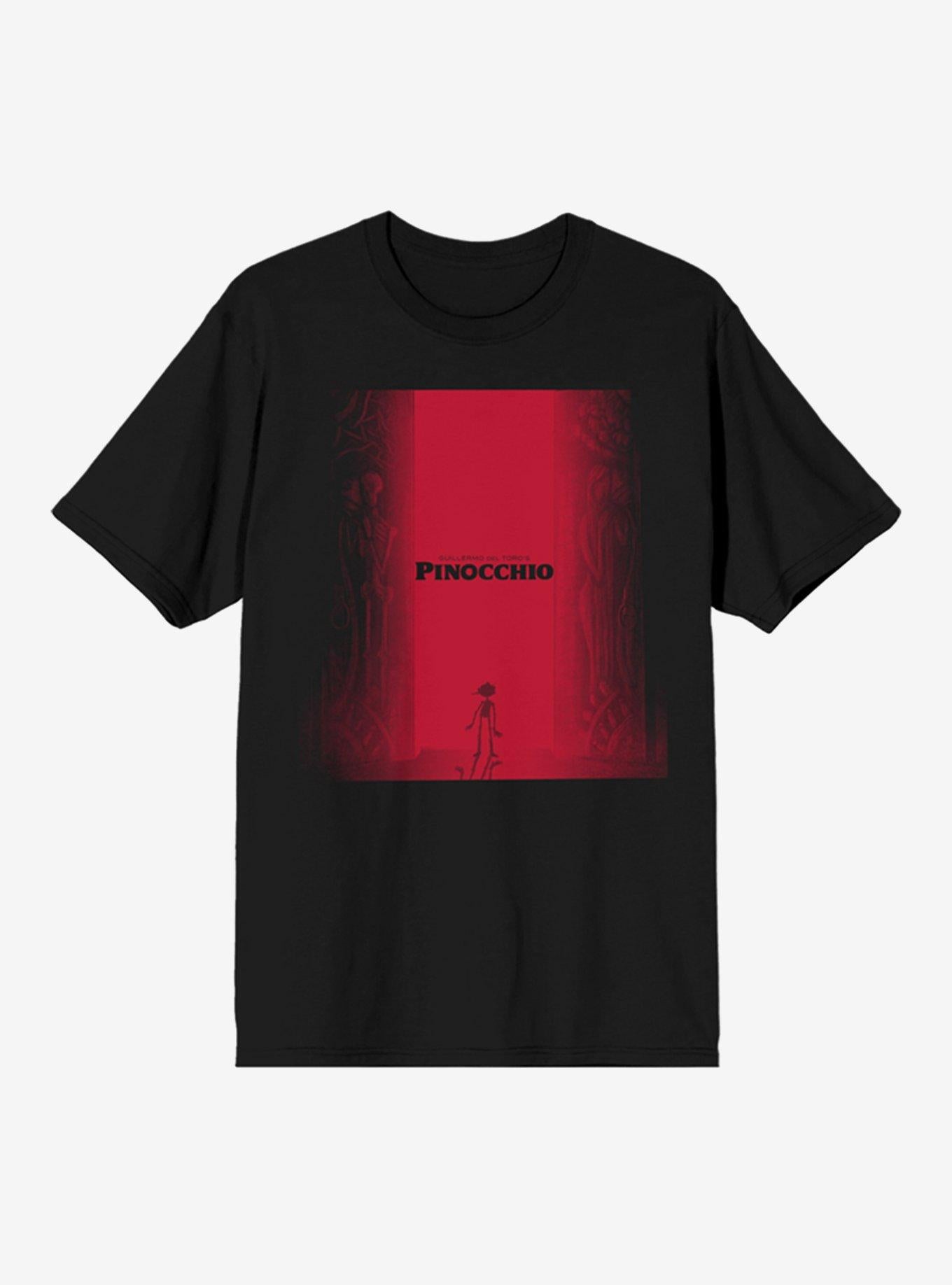 Pinocchio Red Poster T-Shirt | Graphic T-Shirt for Unisex