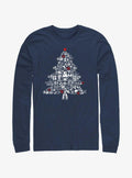 Star Wars Christmas Tree Fill Long-Sleeve T-Shirt | Premium Unisex T-Shirt, Trending Graphic Tee