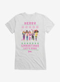 Barbie Merry Christmas Let's Rock Ugly Christmas Pattern Girls T-Shirt | Premium Unisex T-Shirt, Trending Graphic Tee