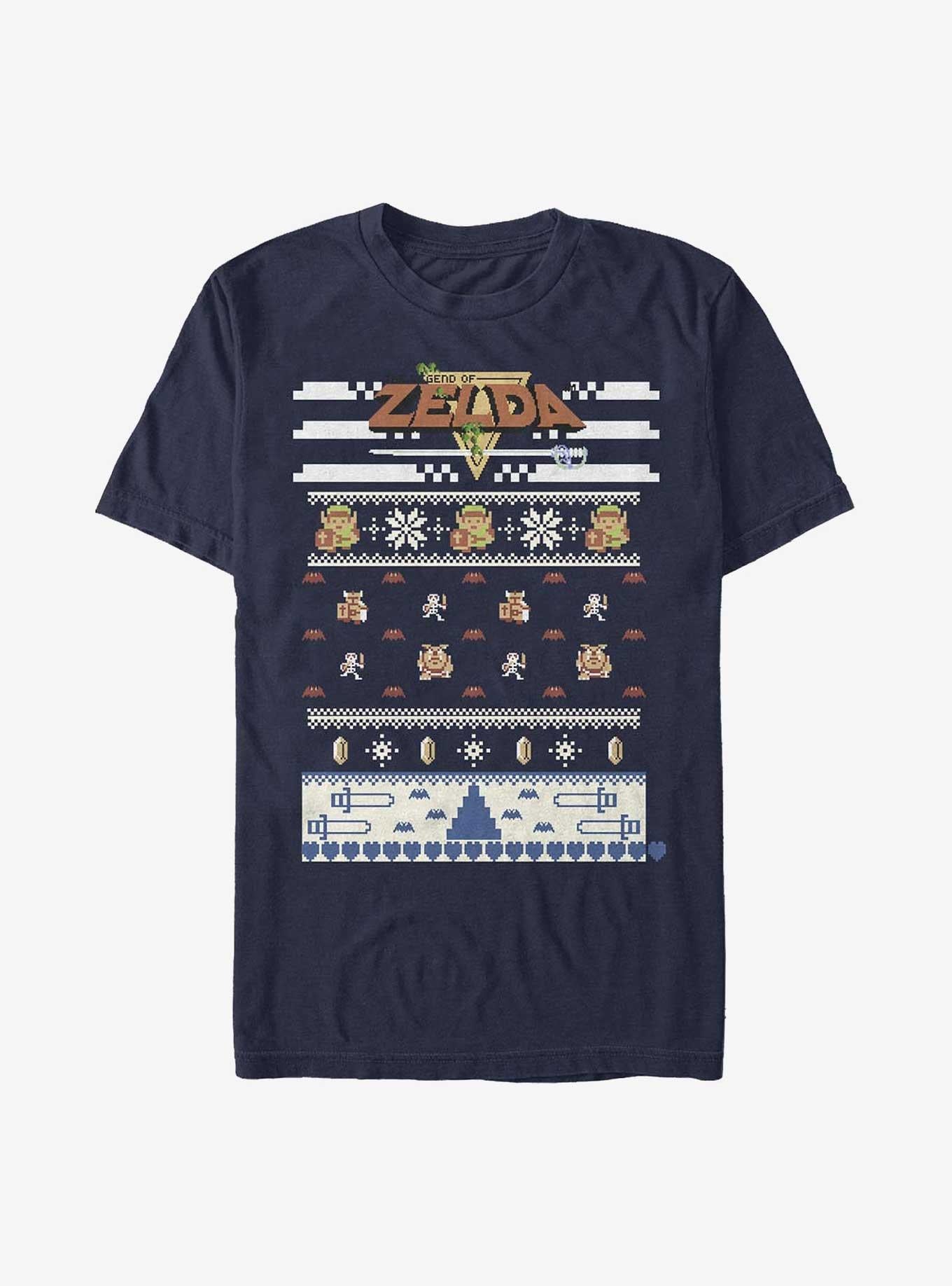 Nintendo Zelda Ugly Christmas T-Shirt | Premium Unisex T-Shirt, Trending Graphic Tee