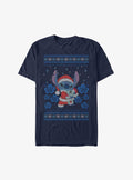Disney Lilo Stitch Santa Stitch and Scrump Ugly Christmas Extra Soft T-Shirt | Premium Unisex T-Shirt, Trending Graphic Tee