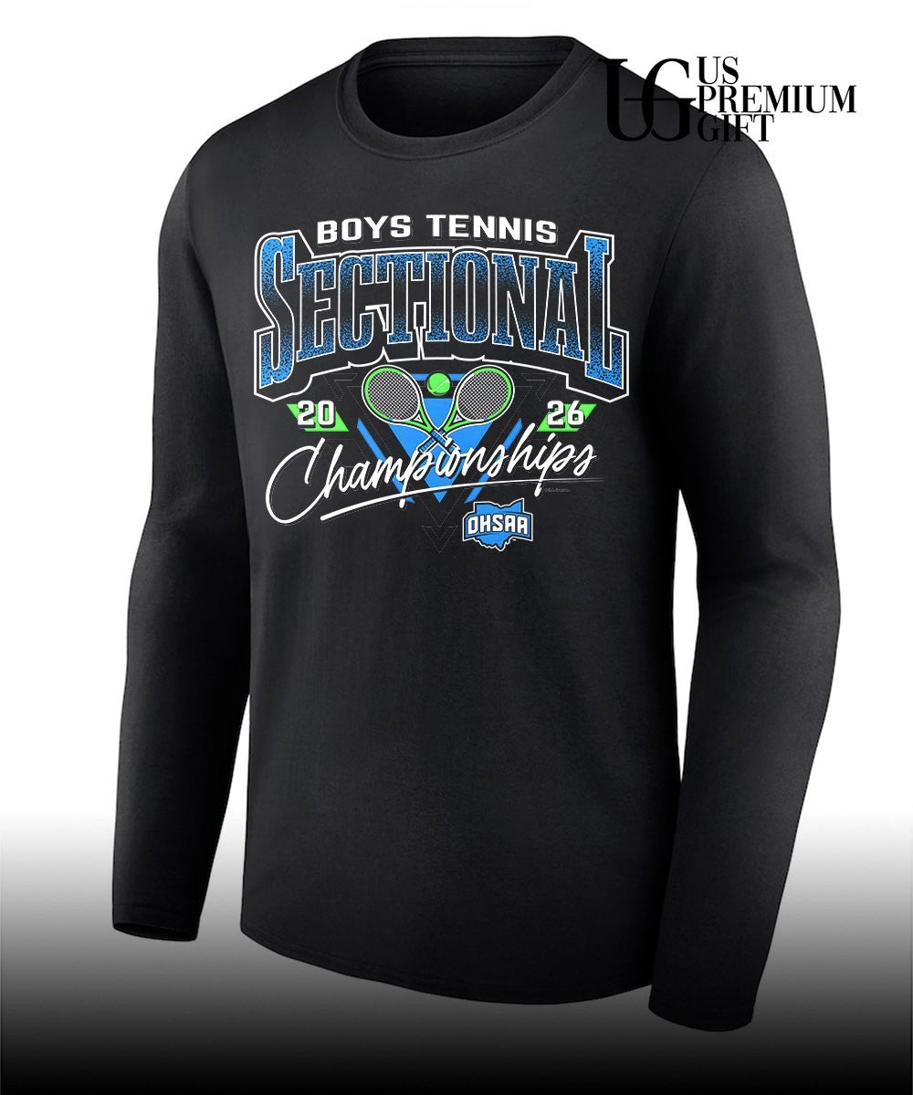 2026 OHSAA Boys Tennis Sectionals shirt Unisex T-shirt, Sweatshirt, Hoodie, Long Sleeve Tee