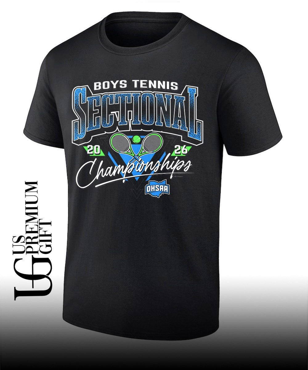 2026 OHSAA Boys Tennis Sectionals shirt Unisex T-shirt, Sweatshirt, Hoodie, Long Sleeve Tee