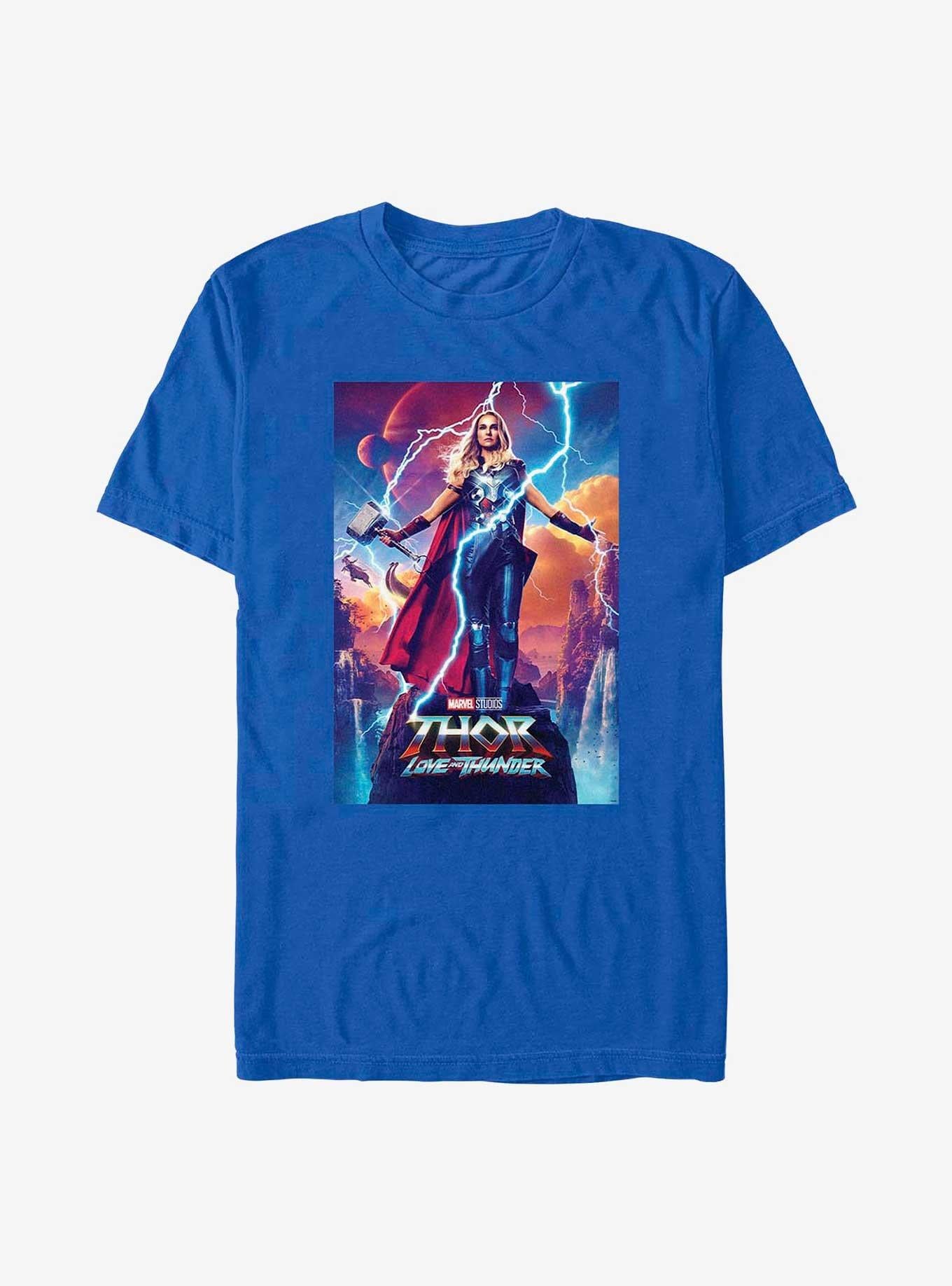 Superhero Love And Thunder Mighty Movie Poster Shirt T Shirt Premium Quality