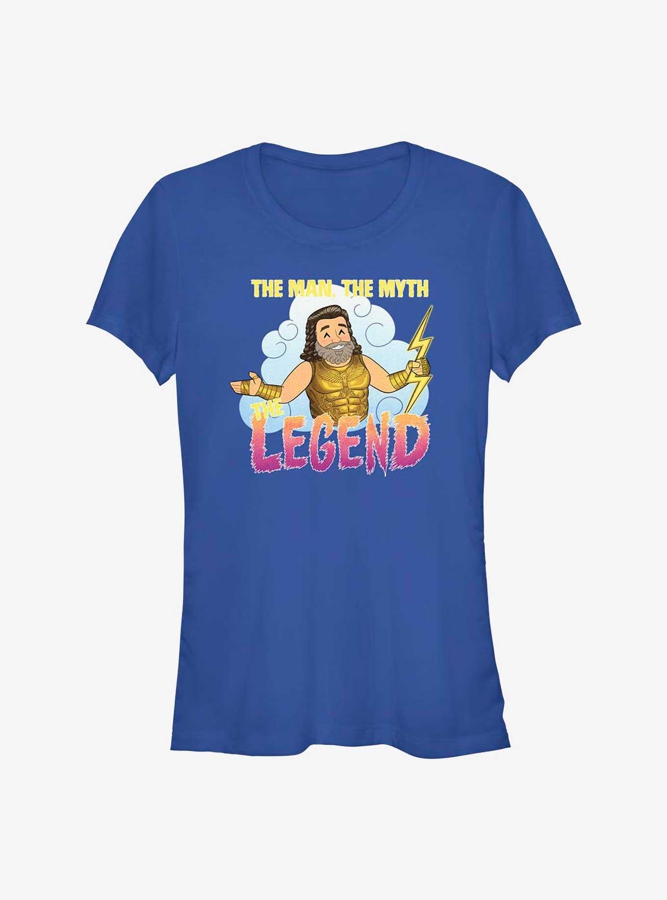 Superhero Love And Thunder Zeus Man Myth Legend Girls Shirt T Shirt Clean Design
