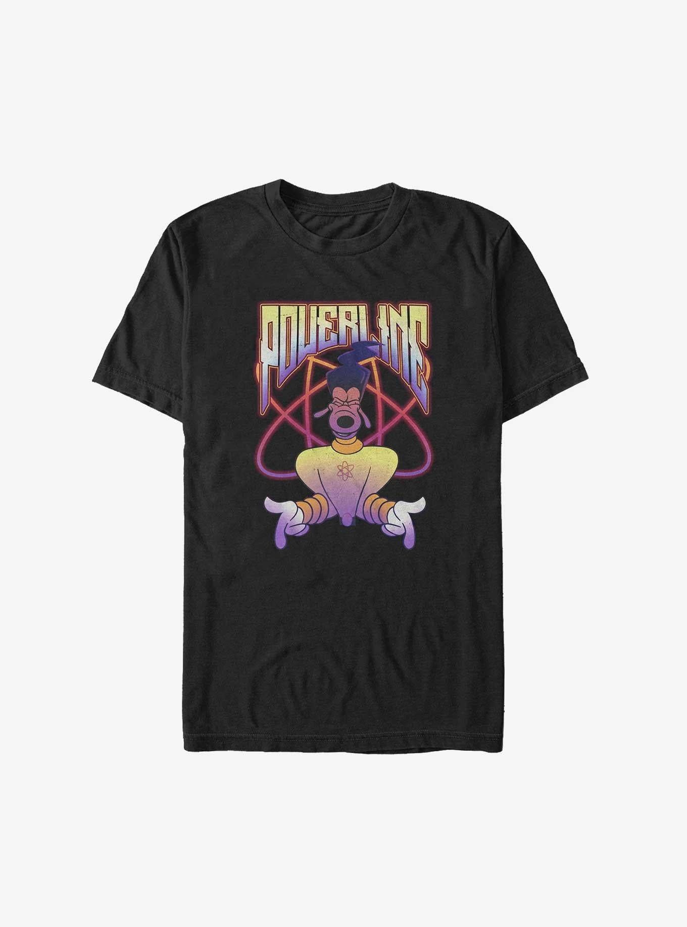 Disney Goofy Powerline Jam Big Tall T-Shirt | Graphic T-Shirt for Unisex