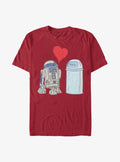 R2 D2 Love Shirt T Shirt Clean Design