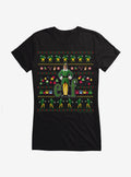 Elf Movie Ugly Christmas Pattern Girls T-Shirt | Premium Unisex T-Shirt, Trending Graphic Tee