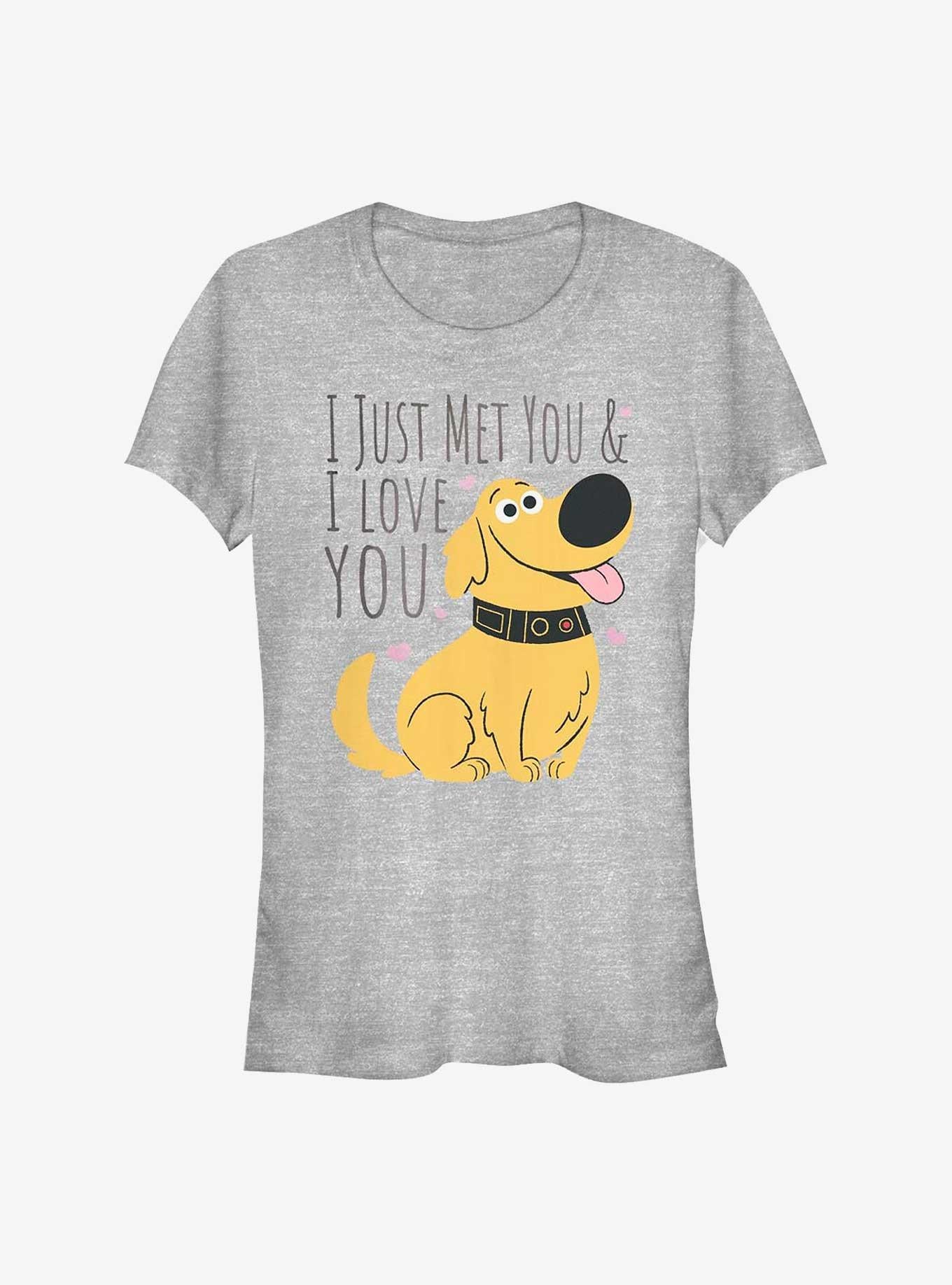 Cartoon Animated Up Dog Love Girls Shirt T Shirt Everyday Wear