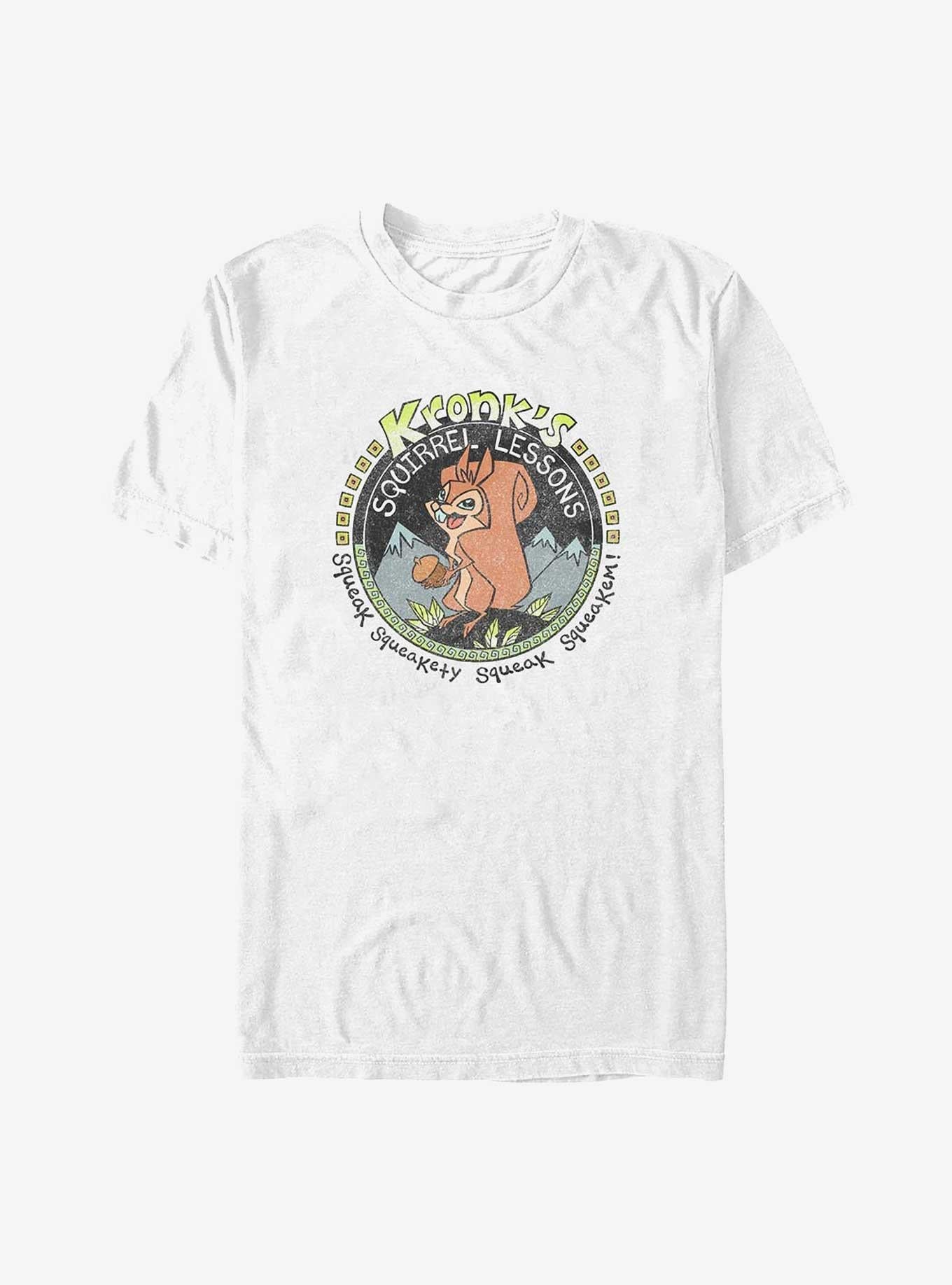 Disney The Emperor's New Groove Kronk's Squirrel Lessons T-Shirt | Premium Unisex T-Shirt, Trending Graphic Tee