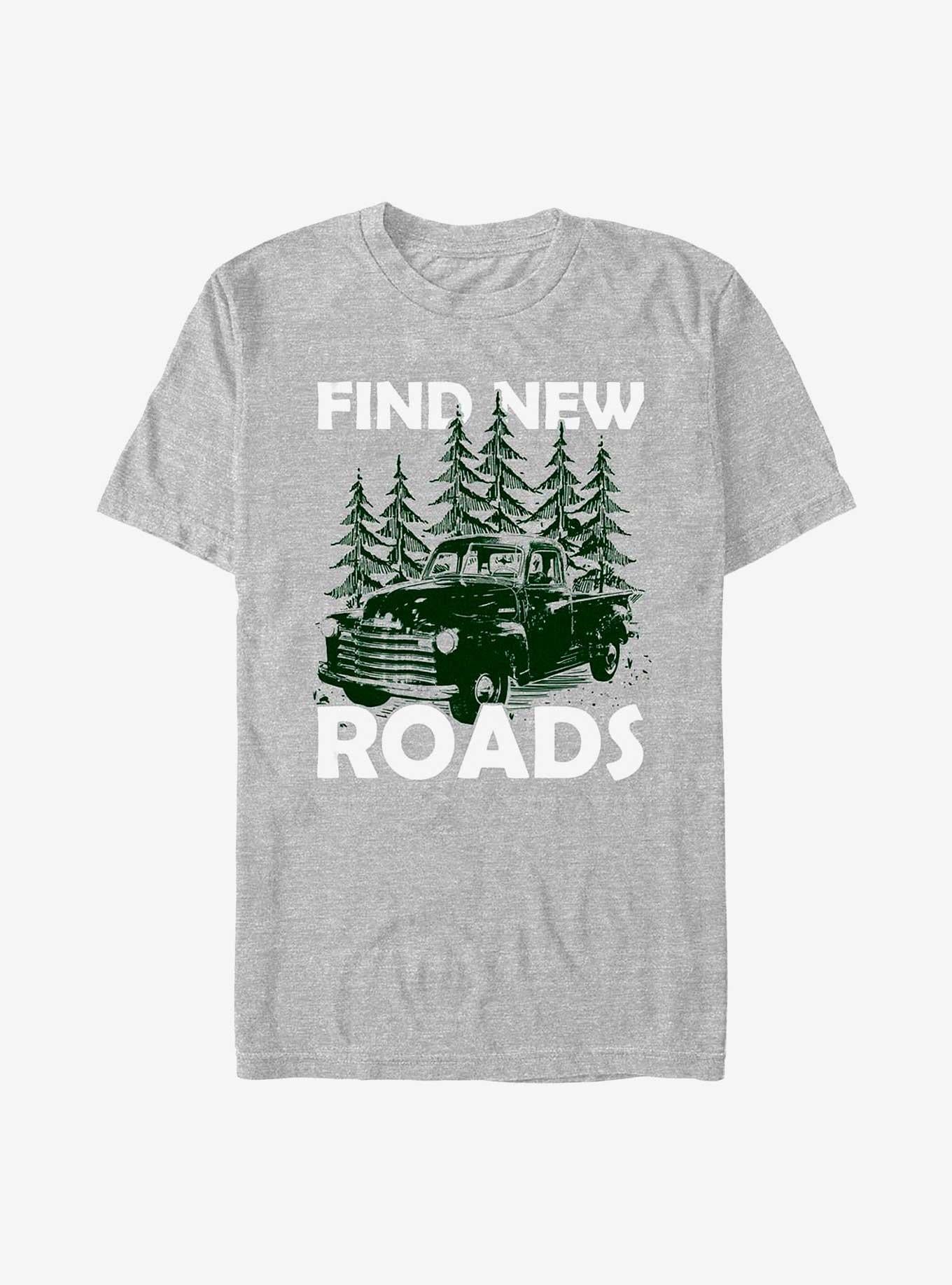 General Motors 1948 Chevy Pickup Find New Roads T-Shirt | Premium Unisex T-Shirt, Trending Graphic Tee