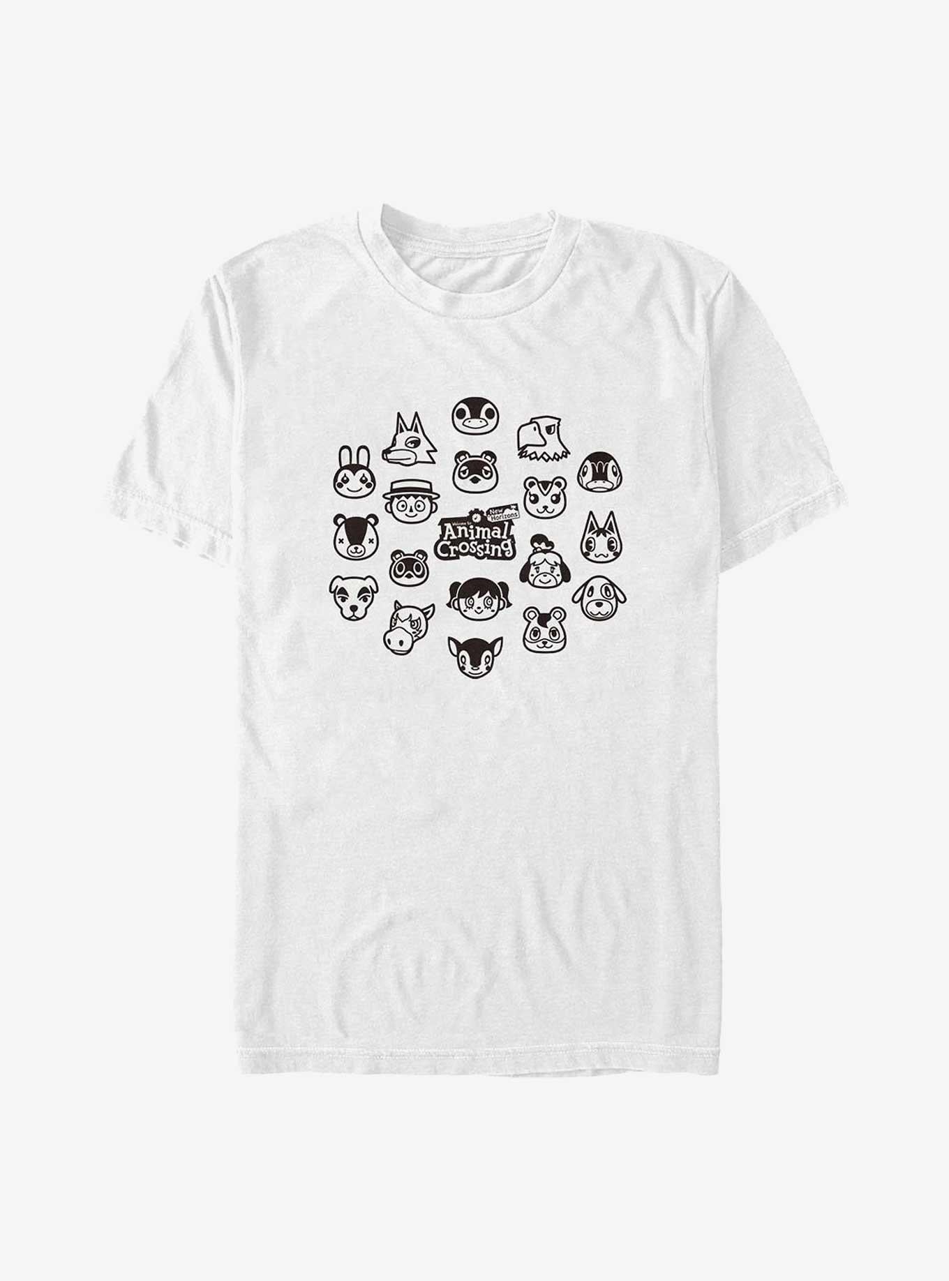 Animal Crossing New Horizons Group Big Tall T-Shirt | Premium Unisex T-Shirt, Trending Graphic Tee