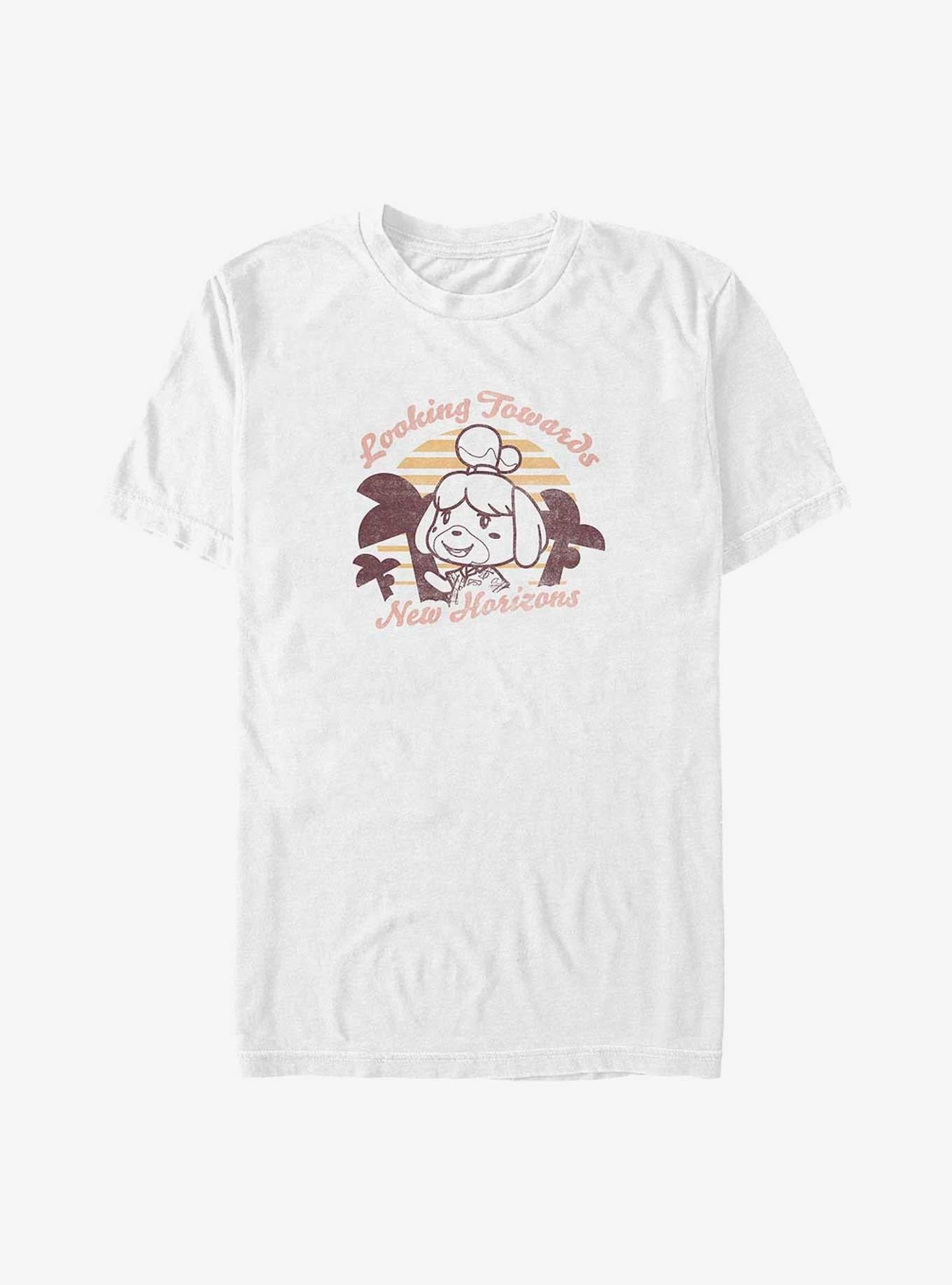 Animal Crossing New Horizons Sunset Isabelle Big Tall T-Shirt | Premium Unisex T-Shirt, Trending Graphic Tee