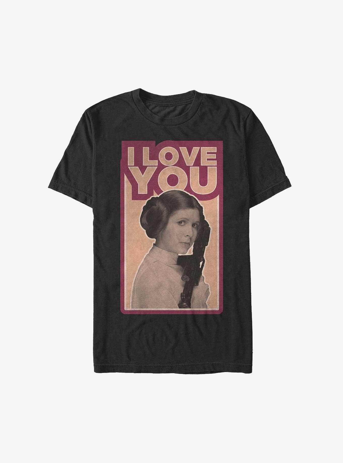 Leia I Love You Extra Soft Shirt T Shirt Premium Quality