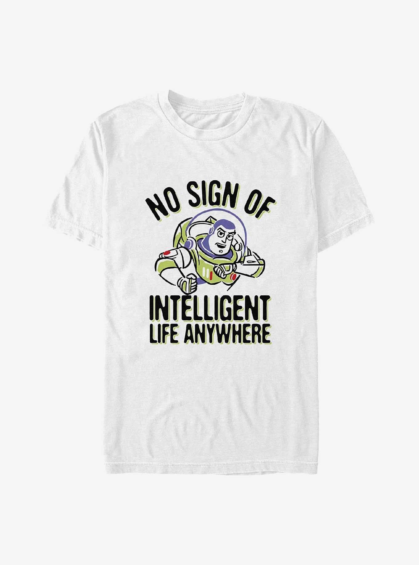 Disney Pixar Toy Story No Sign of Intelligent Life Anywhere Big Tall T-Shirt | Graphic T-Shirt for Unisex