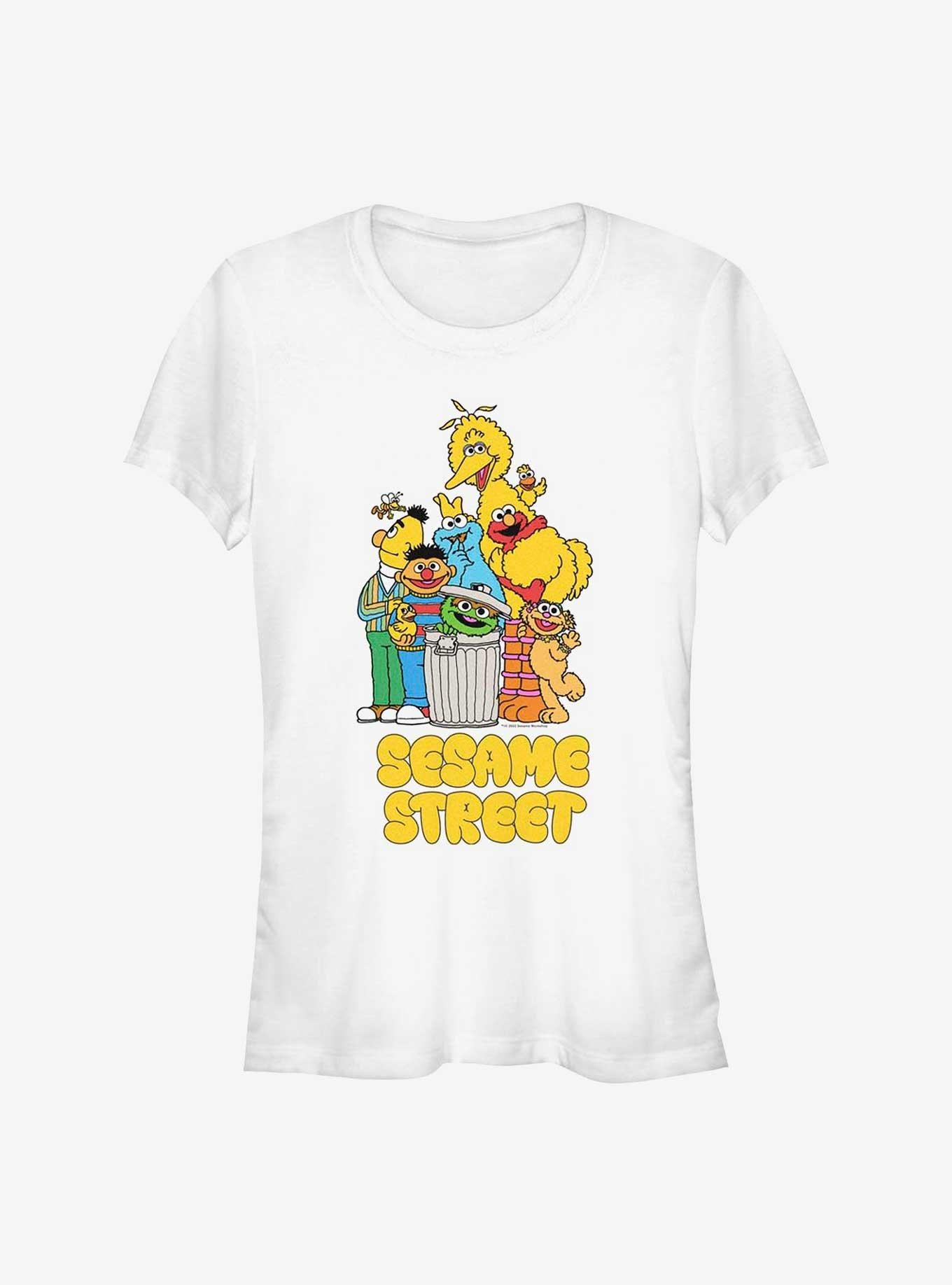 Sesame Street Friends Girls T-Shirt | Premium Unisex T-Shirt, Trending Graphic Tee