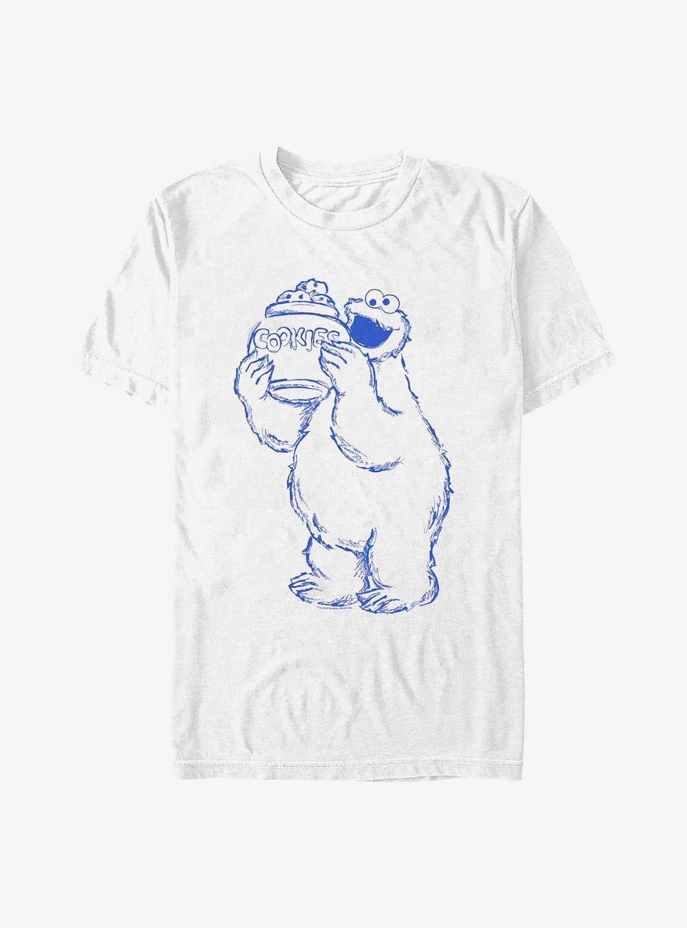 Sesame Street Cookie Monster Cookie Jar T-Shirt | Premium Unisex T-Shirt, Trending Graphic Tee