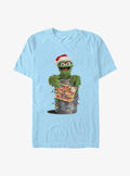 Sesame Street Oscar the Grouch Merry Christmas Now Scram T-Shirt | Premium Unisex T-Shirt, Trending Graphic Tee