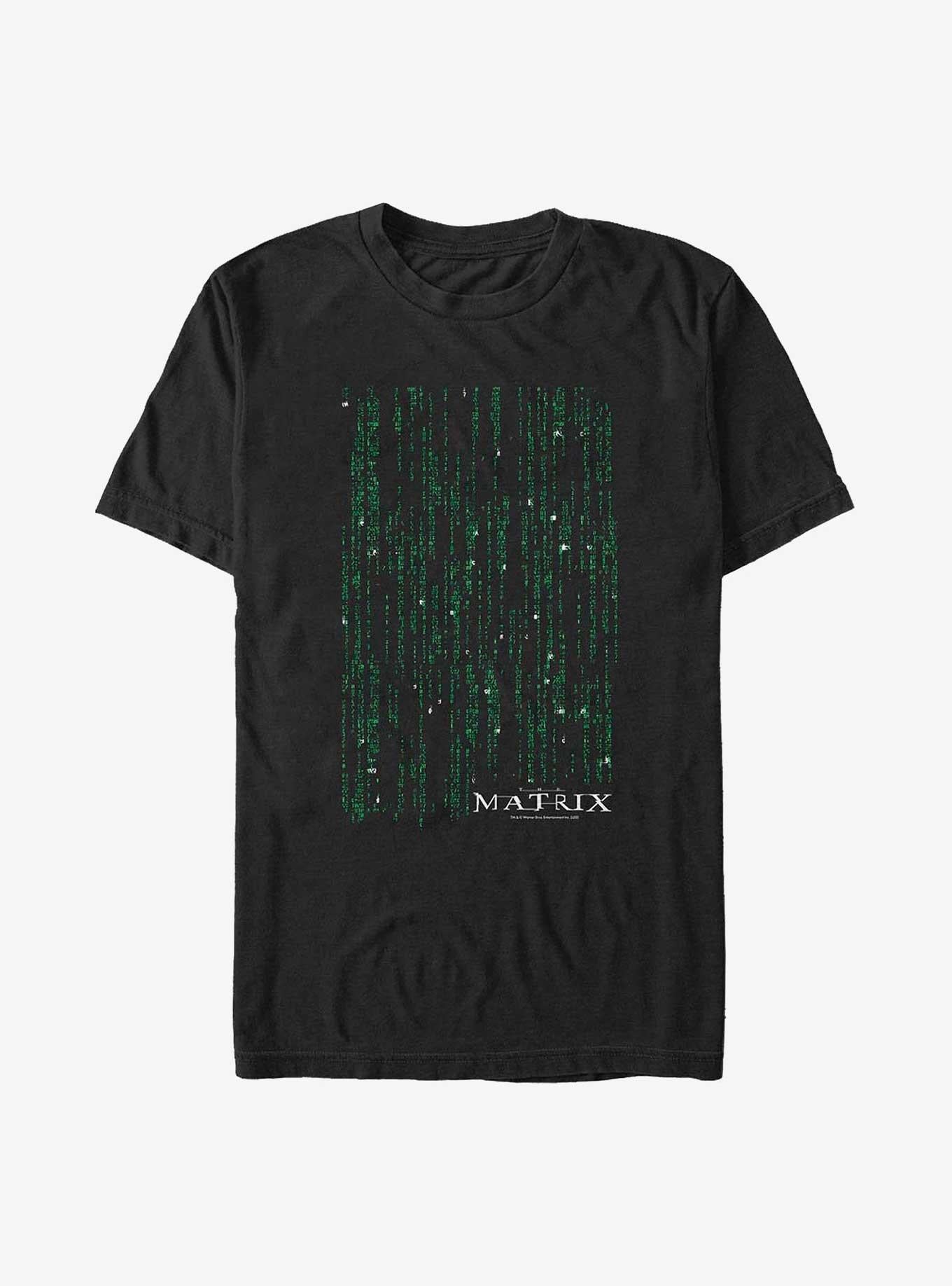 The Matrix Encyrpted Poster Big Tall T-Shirt | Graphic T-Shirt for Unisex