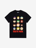 South Park Faces Grid T-Shirt