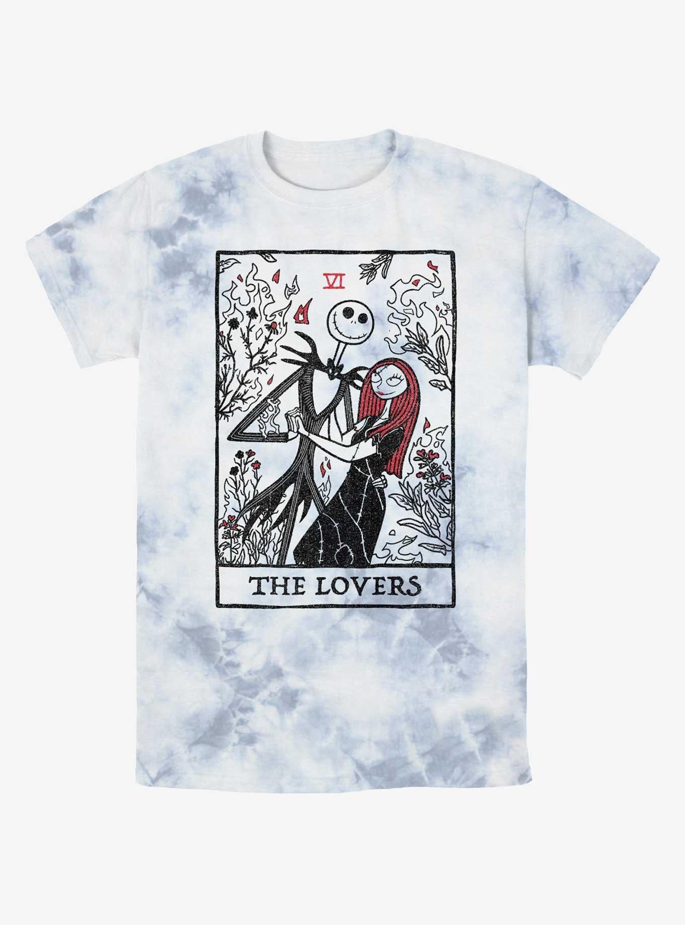 Cartoon The Nightmare Before Christmas Loving Death Tie Dye Shirt T Shirt Everyday Wear