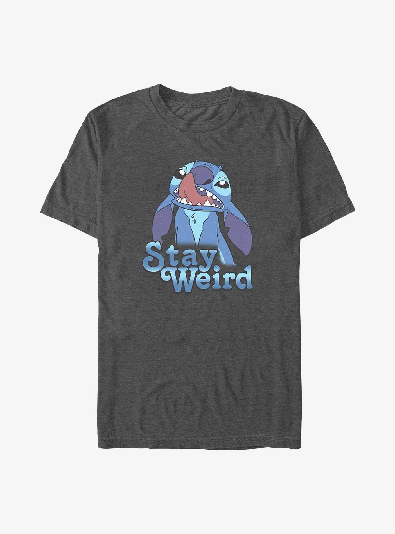 Disney Lilo Stitch Stay Weird Big Tall T-Shirt | Graphic T-Shirt for Unisex