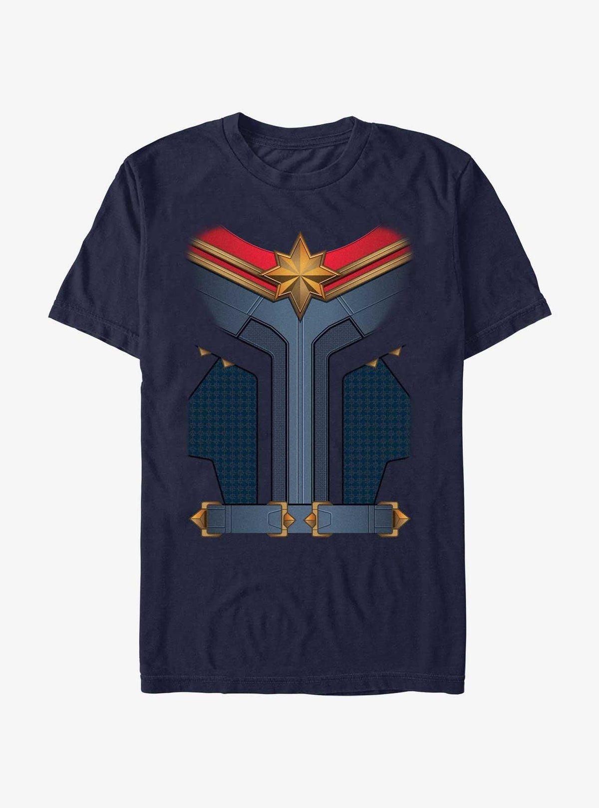 Marvel The Marvels Captain Marvel Costume T-Shirt