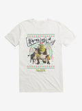 Shrek Shrek The Halls Group Ugly Christmas Sweater T-Shirt | Premium Unisex T-Shirt, Trending Graphic Tee