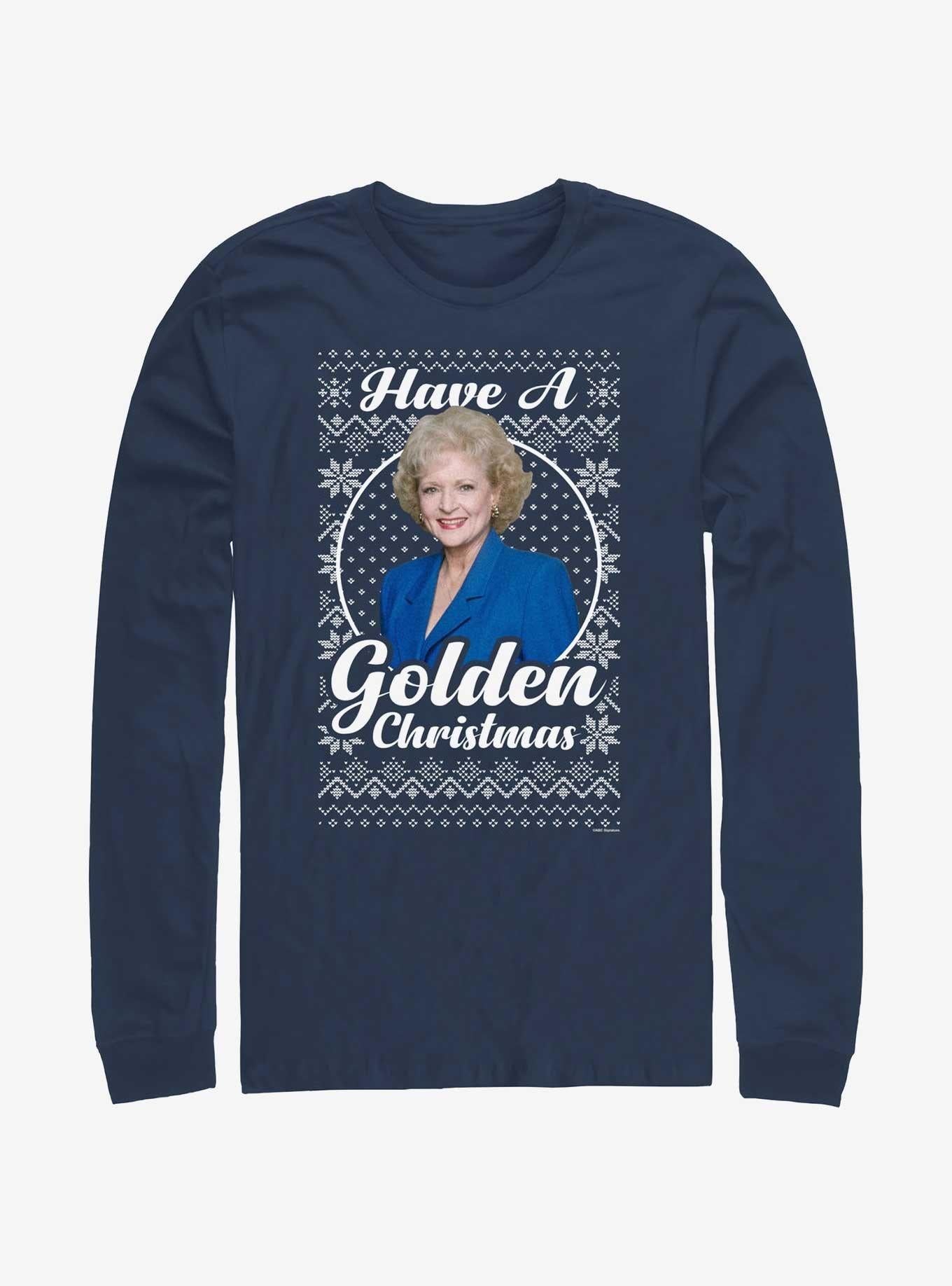 The Golden Girls Rose Ugly Christmas Long-Sleeve T-Shirt | Premium Unisex T-Shirt, Trending Graphic Tee