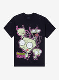 Invader Zim GIR Distressed Collage T-Shirt | Premium Unisex T-Shirt, Trending Graphic Tee