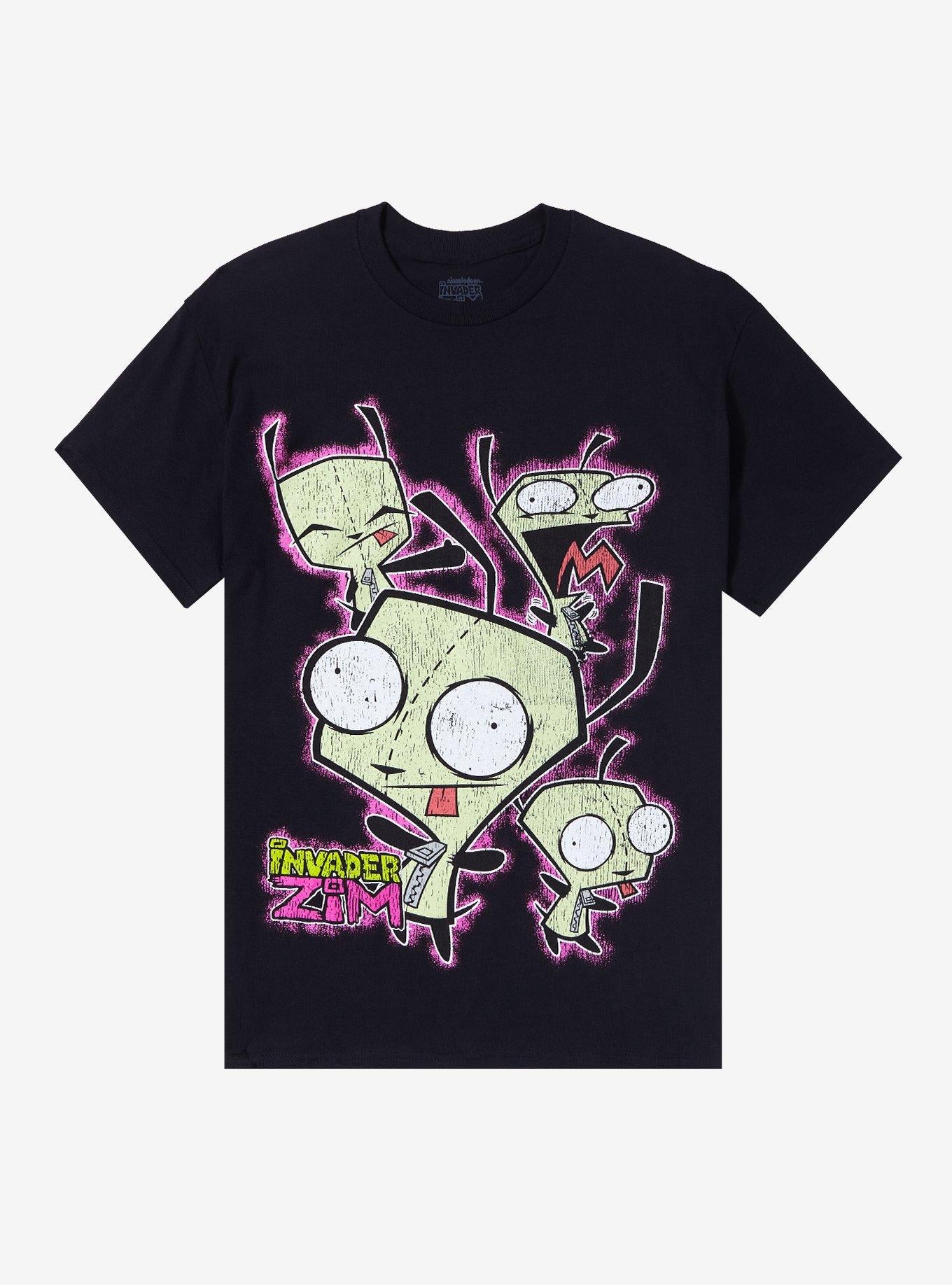 Invader Zim GIR Distressed Collage T-Shirt | Premium Unisex T-Shirt, Trending Graphic Tee