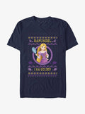 Disney Tangled Rapunzel Ugly Holiday T-Shirt | Premium Unisex T-Shirt, Trending Graphic Tee