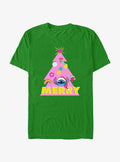 Disney Lilo Stitch Merry Christmas Tree T-Shirt | Premium Unisex T-Shirt, Trending Graphic Tee