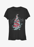 Disney The Nightmare Before Christmas Scary Bright Tree Girls T-Shirt | Premium Unisex T-Shirt, Trending Graphic Tee