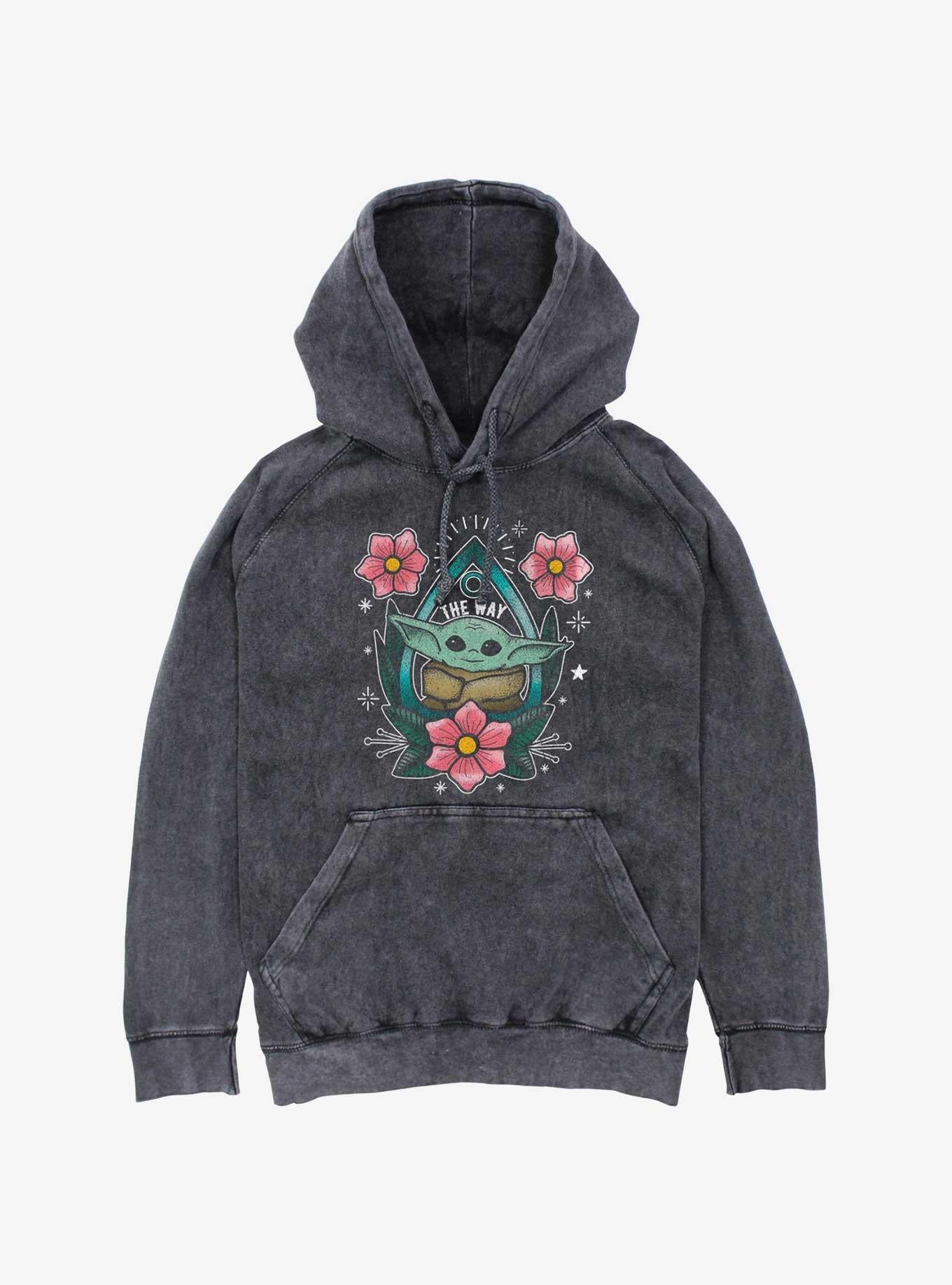 Star Wars The Mandalorian The Way Grogu Mineral Wash Hoodie