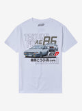 Initial D AE86 Takumi Car TShirt Graphic Tee | Graphic Tee | Unisex Shirt | Soft Comfortable Wear