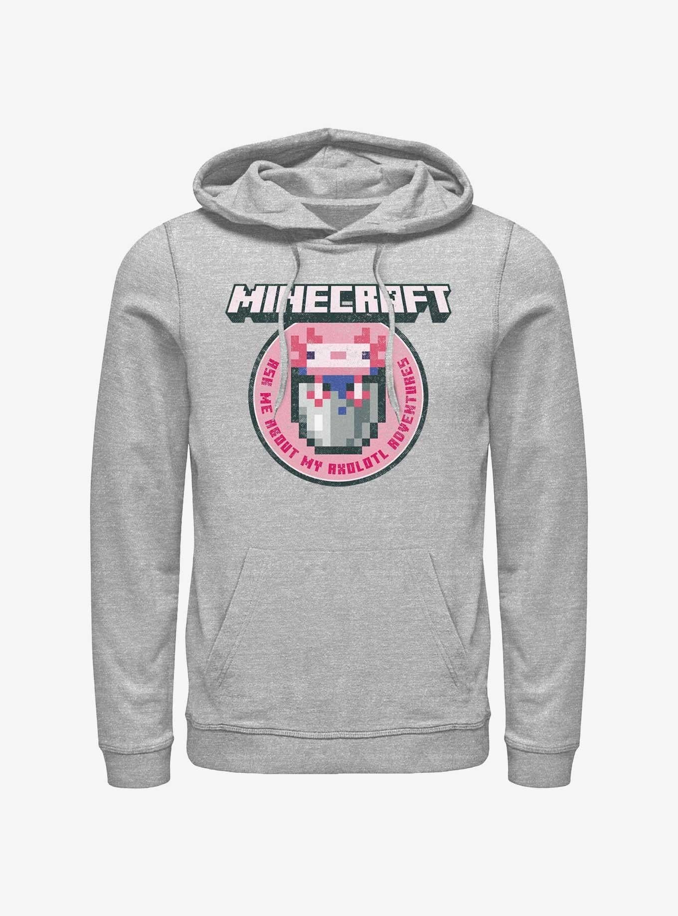 Minecraft Axolotl Adventures Hoodie
