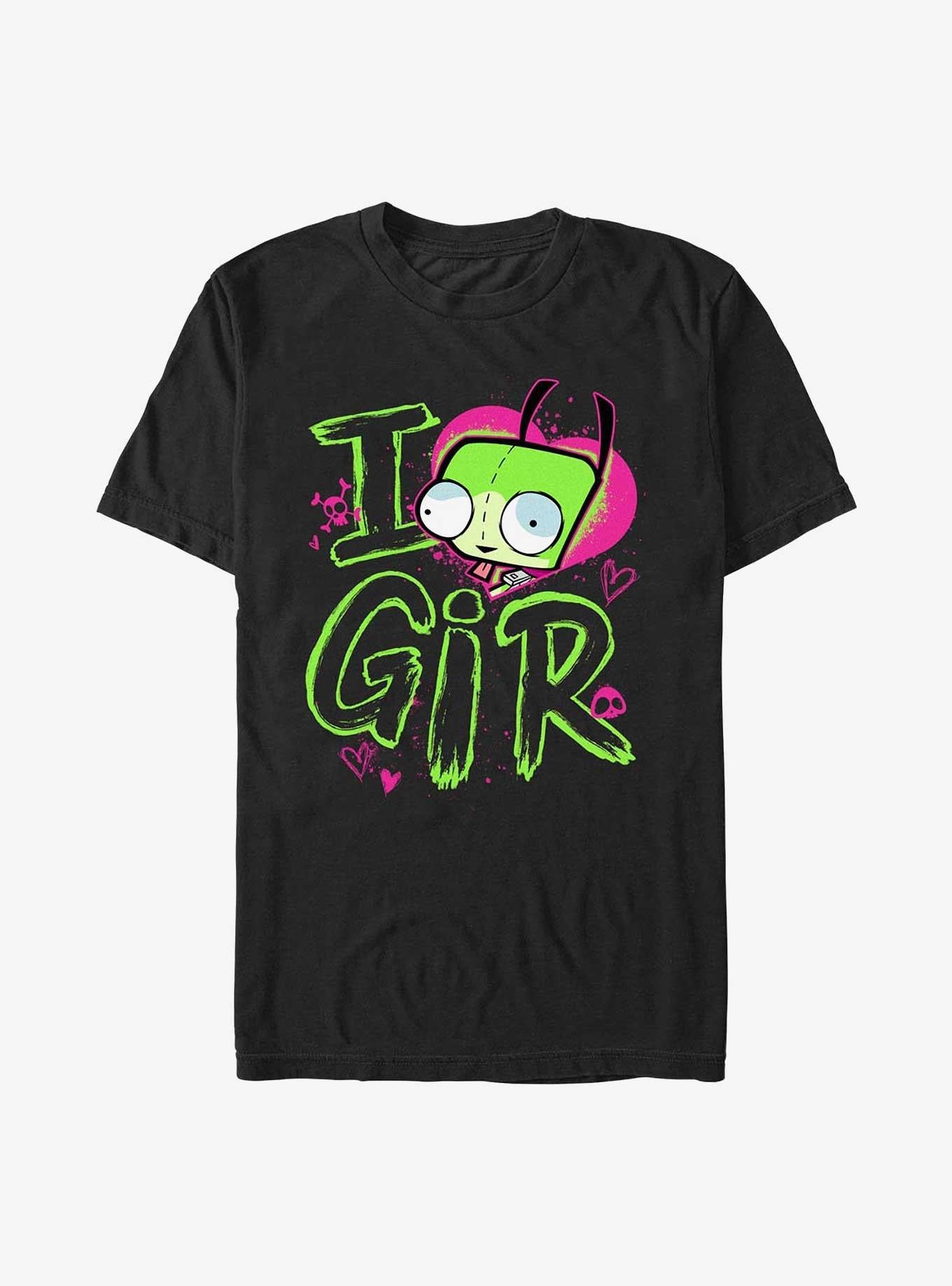 Invader Zim I Love Gir Extra Soft Shirt T Shirt Premium Quality