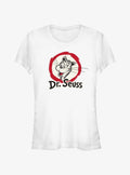 Dr. Seuss The Cat Badge Girls T- Shirt
